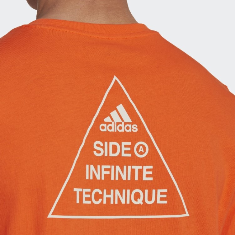 Camiseta Estampada Londres Laranja Adidas