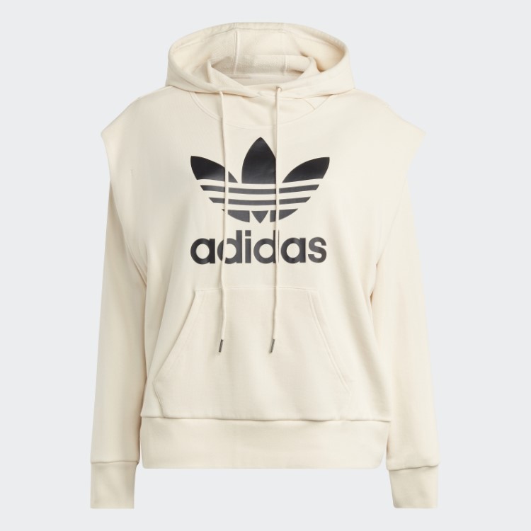Moletom Branco Adidas Sempre Original Com Trevo (tamanho Grande)