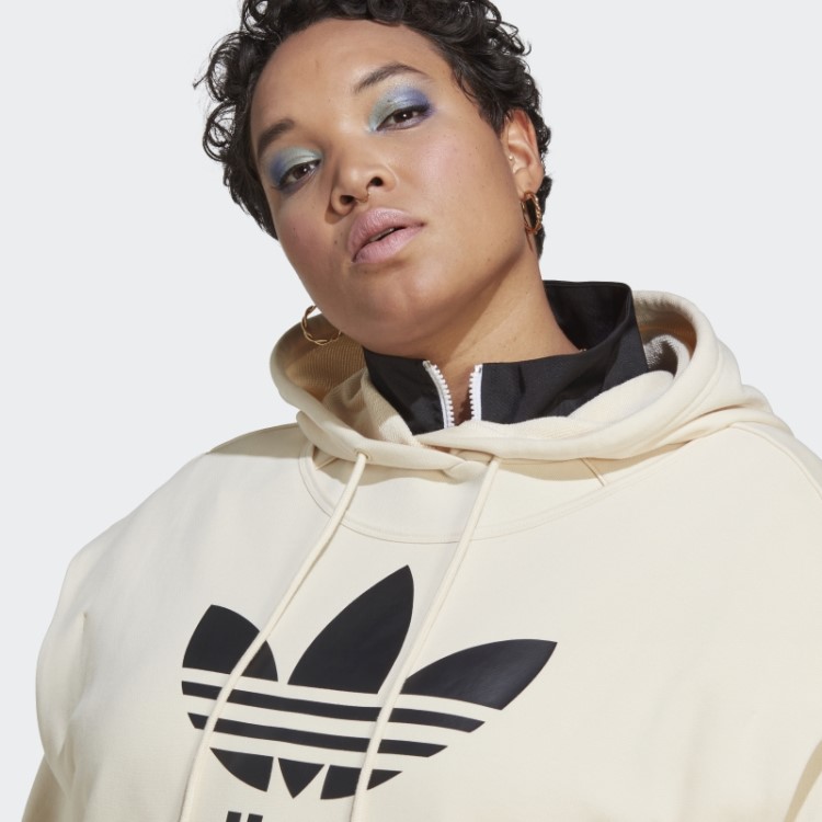 Moletom Branco Adidas Sempre Original Com Trevo (tamanho Grande)