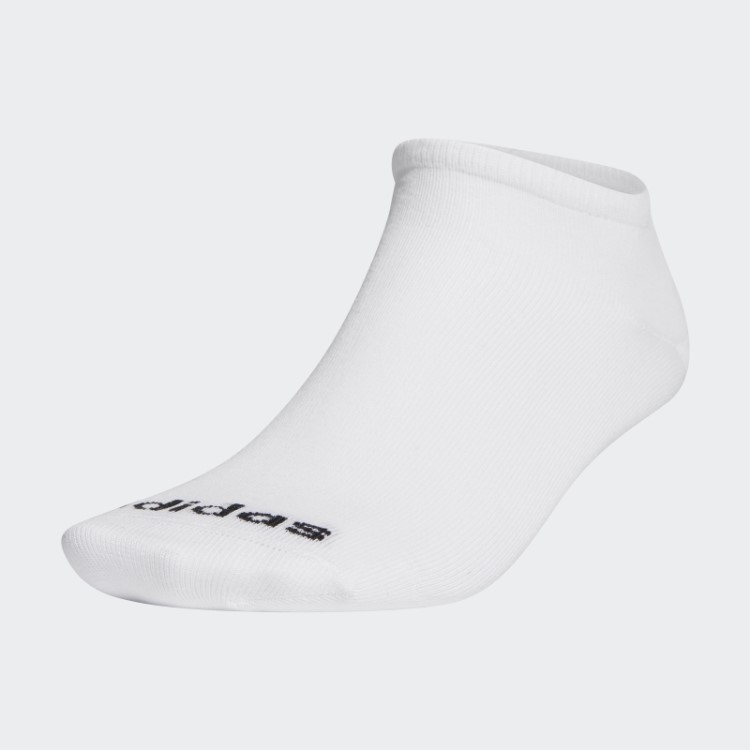 Meias Adidas No-show 3 Pares Preto