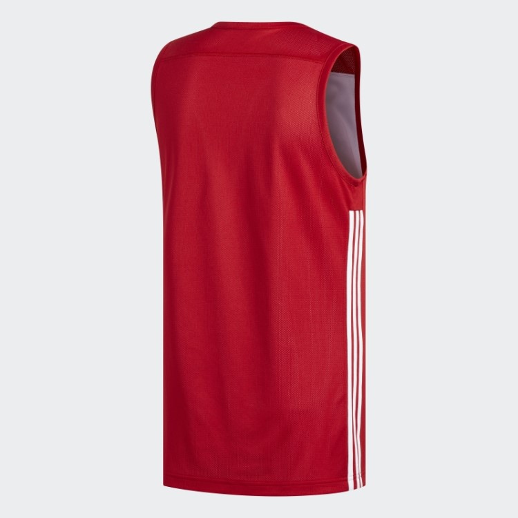 Camisa Vermelha Reversível De Velocidade 3g Adidas