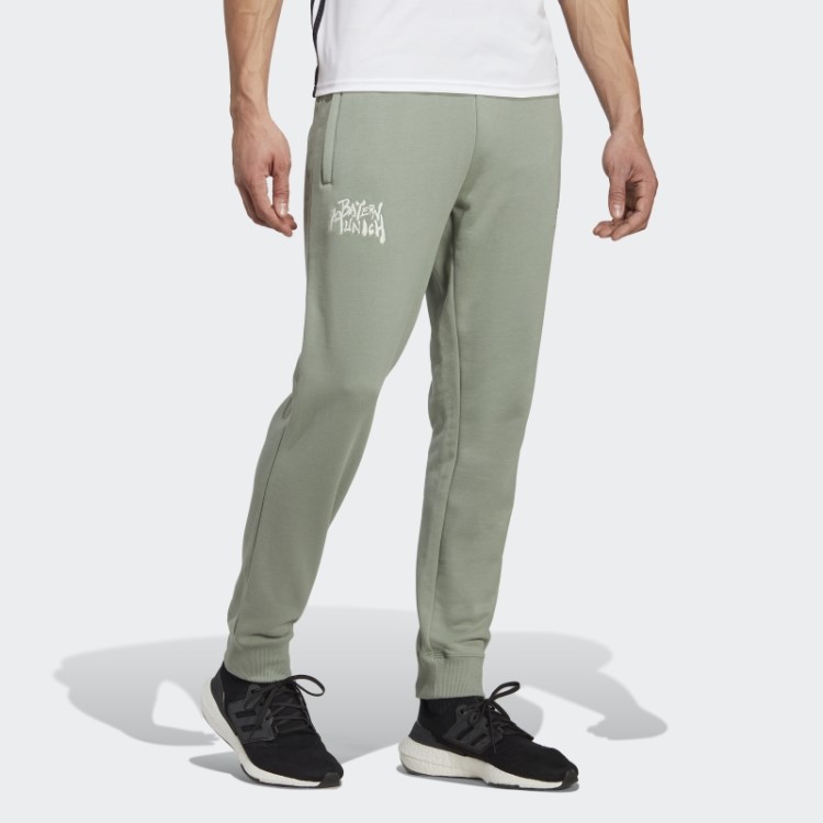 Calça Verde Prata Adidas Fc Bayern História Chinesa