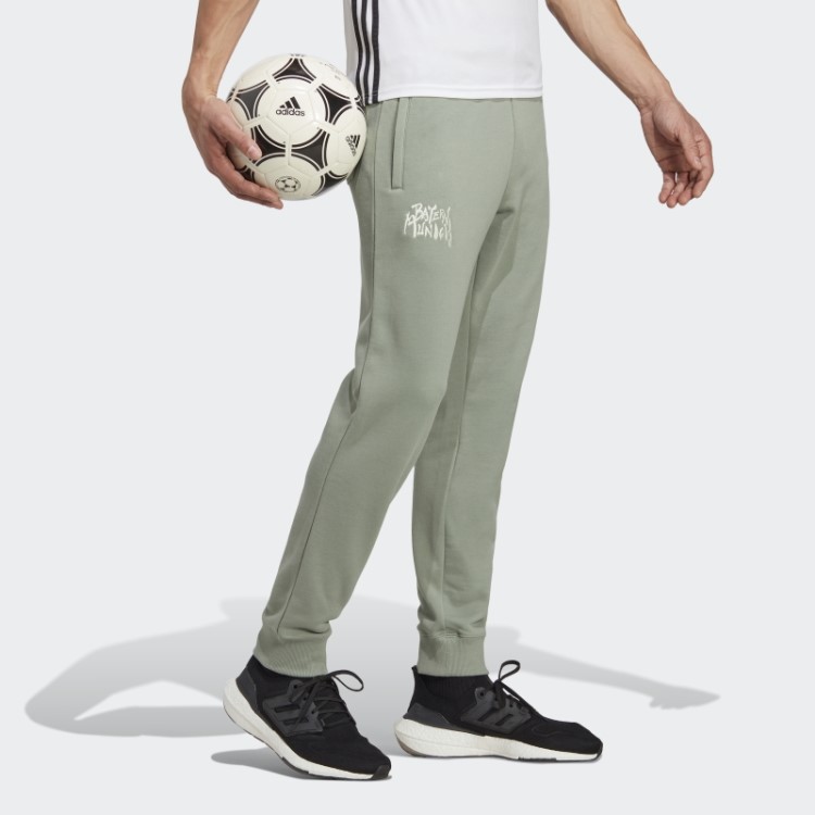 Calça Verde Prata Adidas Fc Bayern História Chinesa