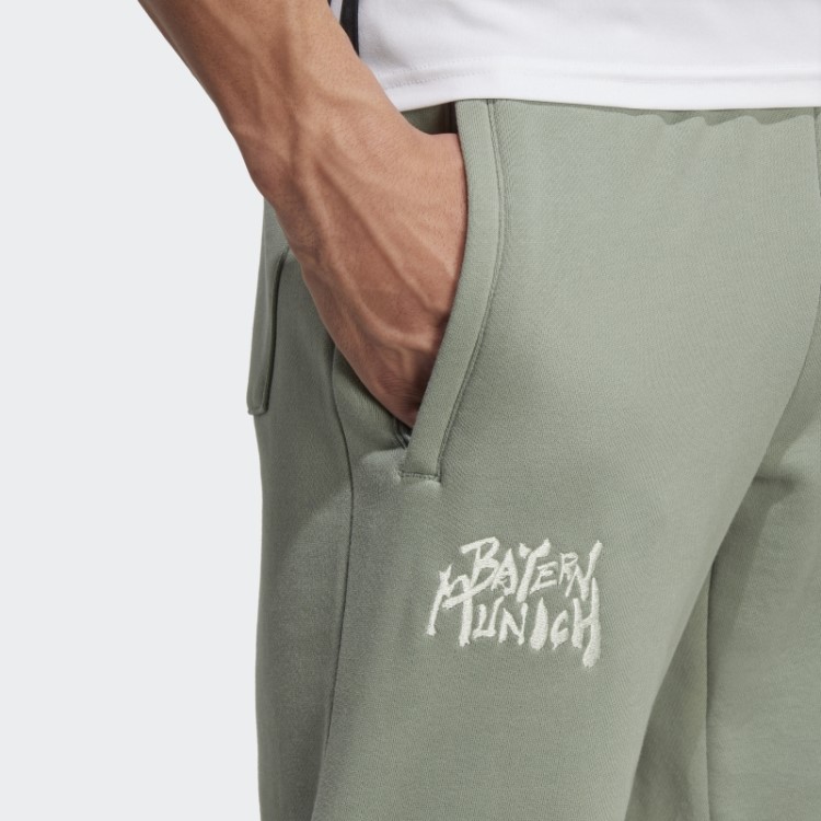 Calça Verde Prata Adidas Fc Bayern História Chinesa