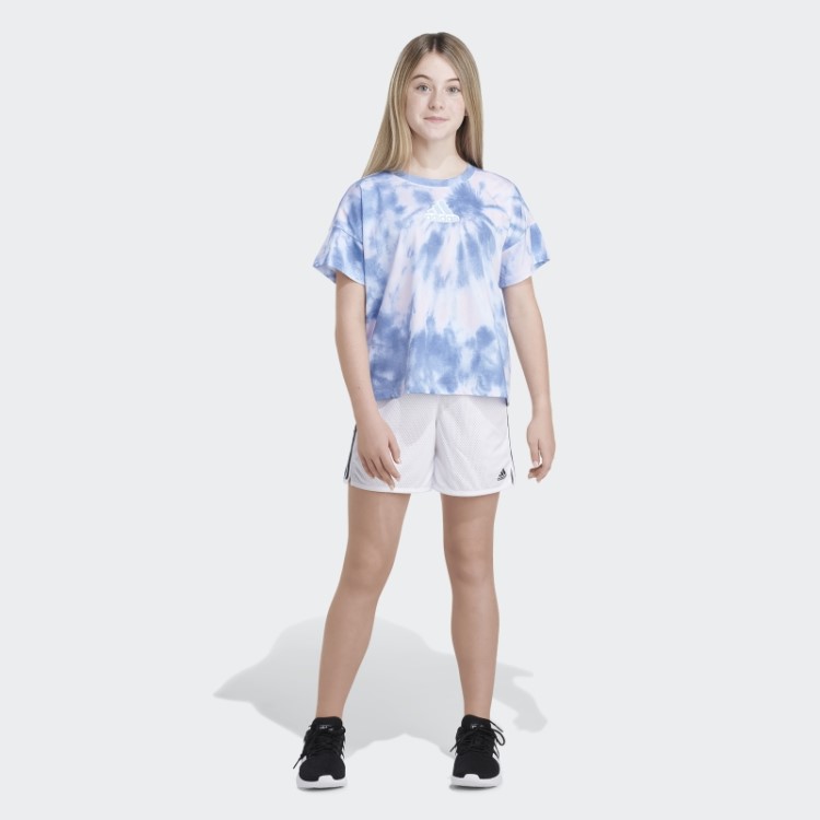 Camiseta Branca Oversize Com Estampa Allover Adidas