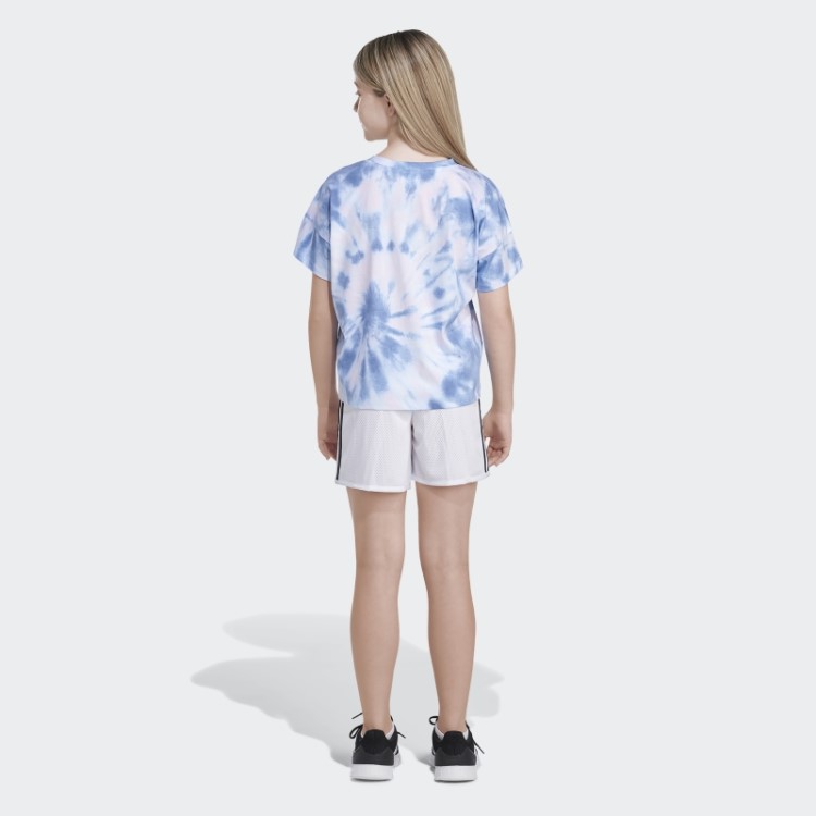 Camiseta Branca Oversize Com Estampa Allover Adidas