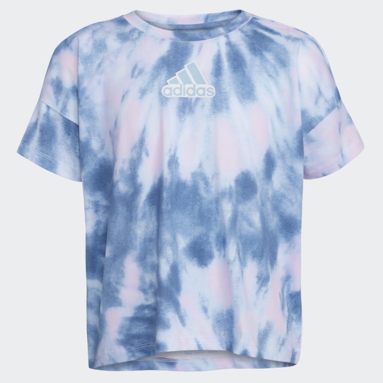 Camiseta Branca Oversize Com Estampa Allover Adidas