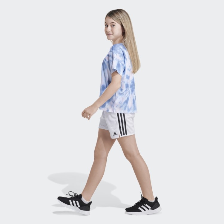 Camiseta Branca Oversize Com Estampa Allover Adidas