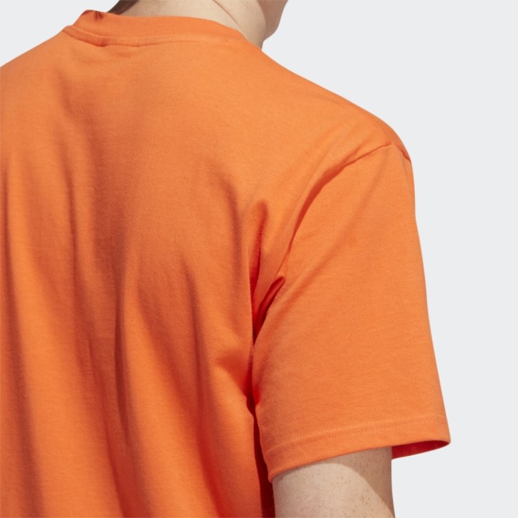 Camiseta Hypersport Multi Trefoil Adidas Laranja