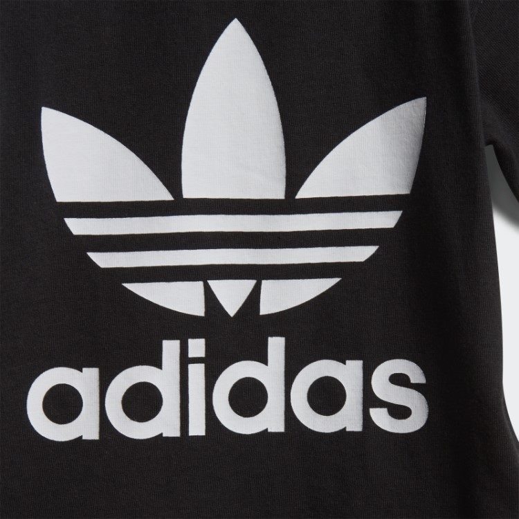 Camiseta Preta Adidas Trefoil