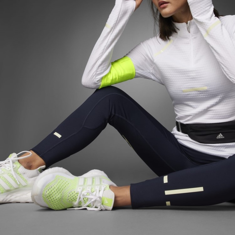 Leggings De Corrida De Corpo Inteiro Adidas Ink Fast Impact Reflect At Night X-city