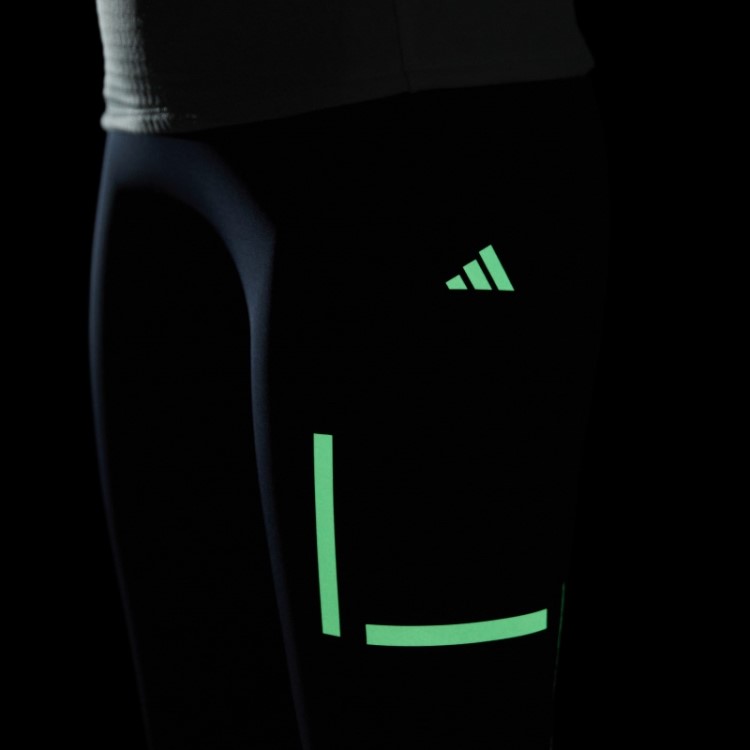Leggings De Corrida De Corpo Inteiro Adidas Ink Fast Impact Reflect At Night X-city