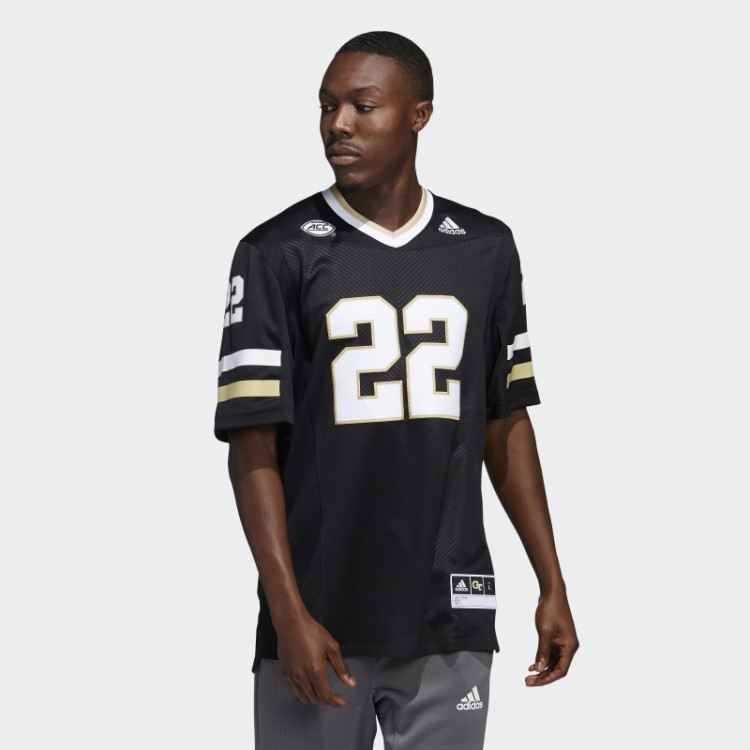 Camisa Preta Clássica Adidas Georgia Tech