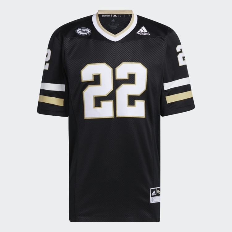 Camisa Preta Clássica Adidas Georgia Tech