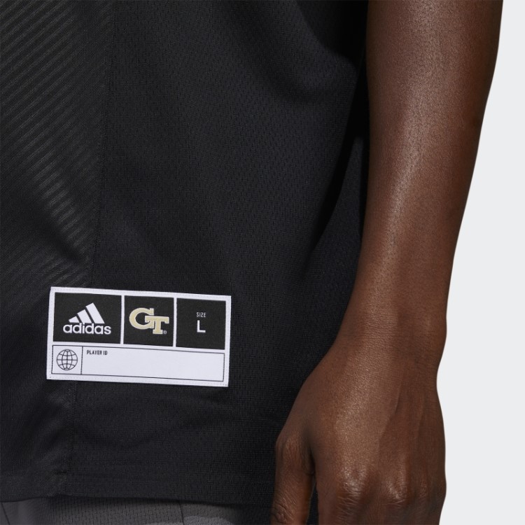 Camisa Preta Clássica Adidas Georgia Tech