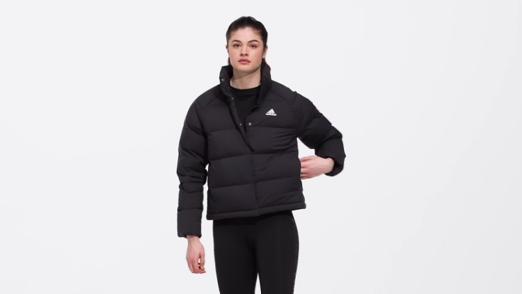 Jaqueta Adidas Preta Helionic Relaxada