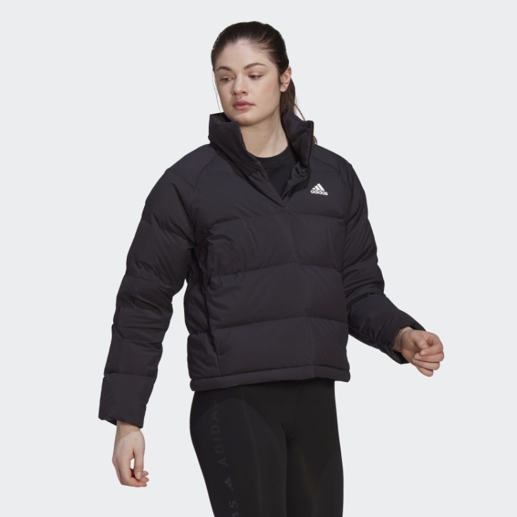 Jaqueta Adidas Preta Helionic Relaxada