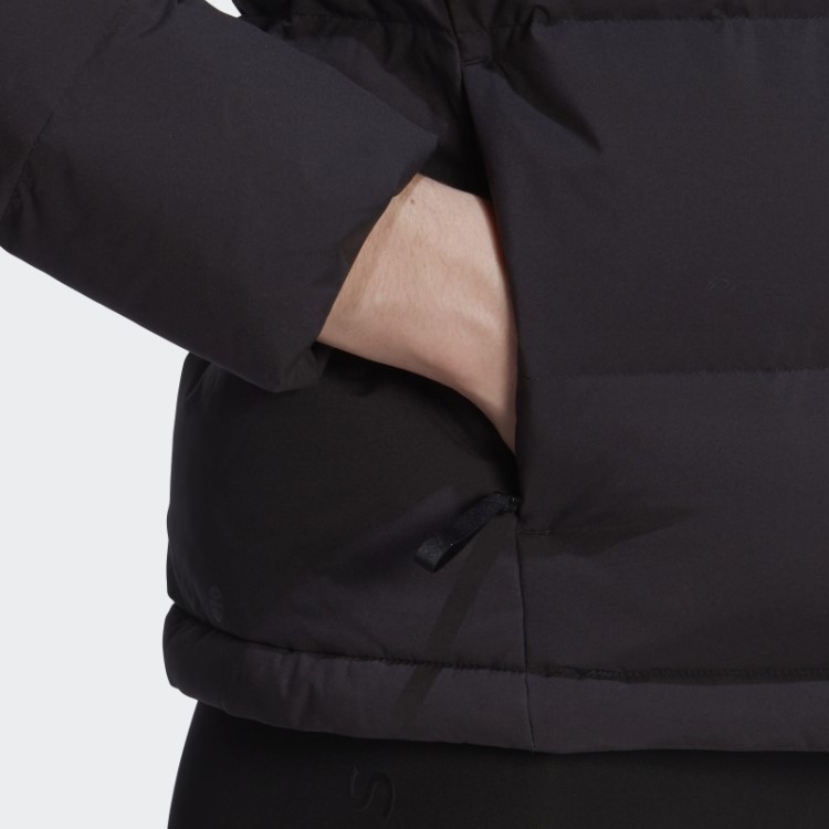 Jaqueta Adidas Preta Helionic Relaxada