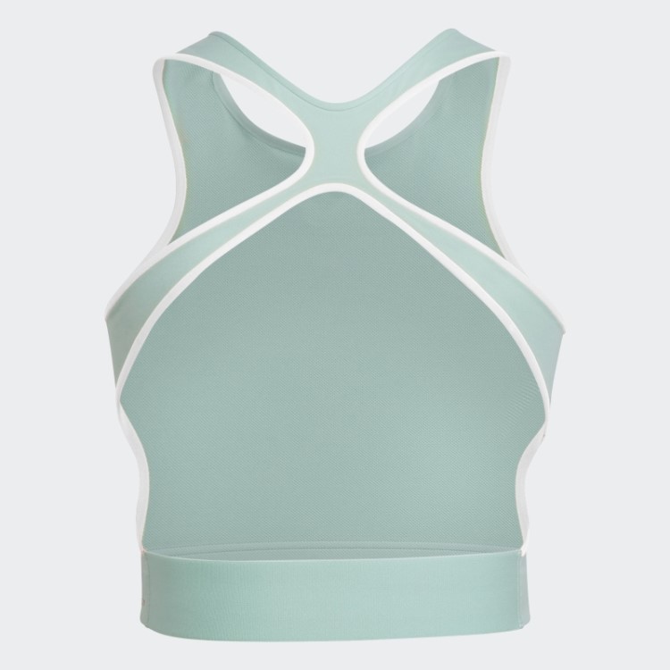 Adidas Verde Congelado Por Stella Mccartney Truepace Cropped De Corrida Quente