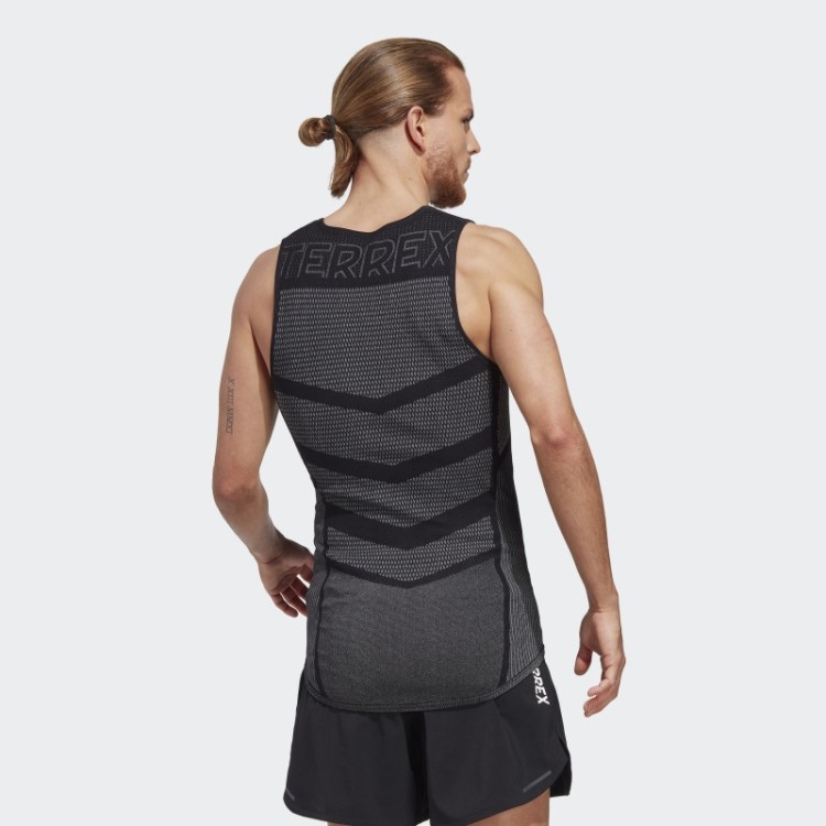 Regata Preta Terrex Drynamo Sem Manga Baselayer Adidas
