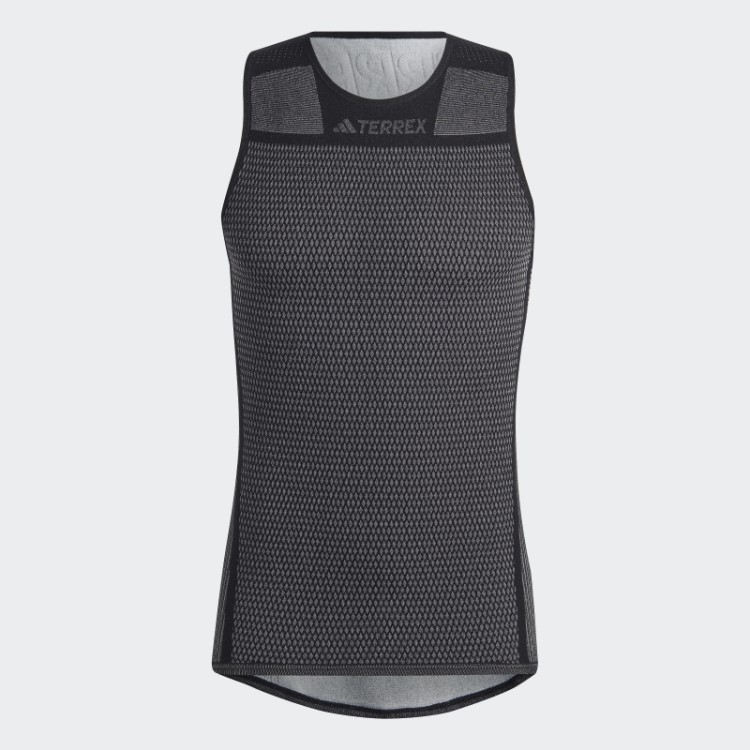 Regata Preta Terrex Drynamo Sem Manga Baselayer Adidas