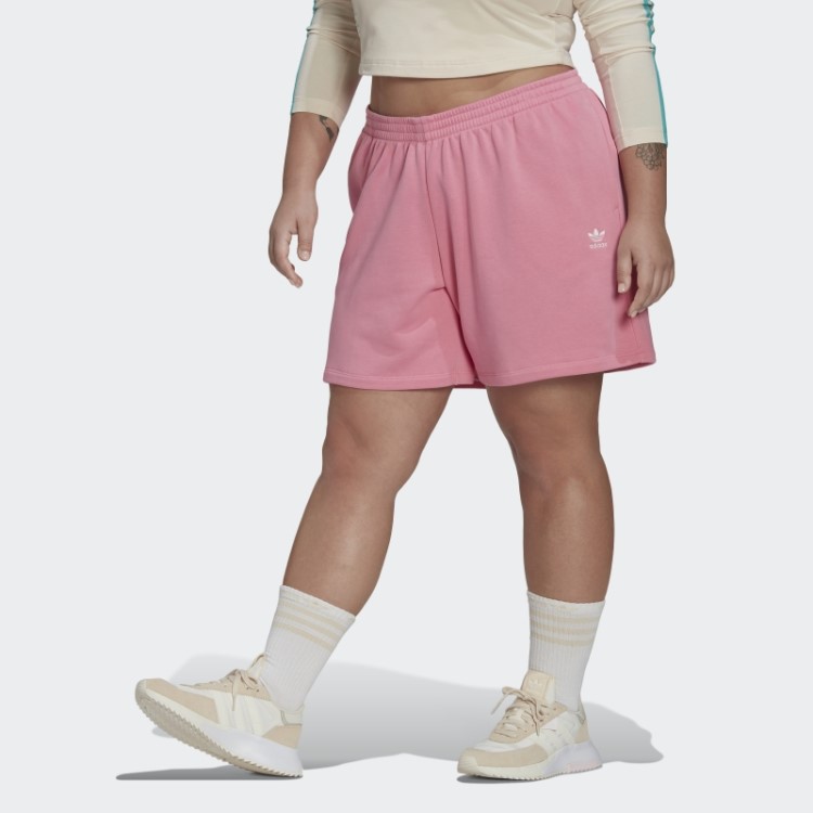 Shorts Rosa Adidas Adicolor Essentials (tamanho Grande)