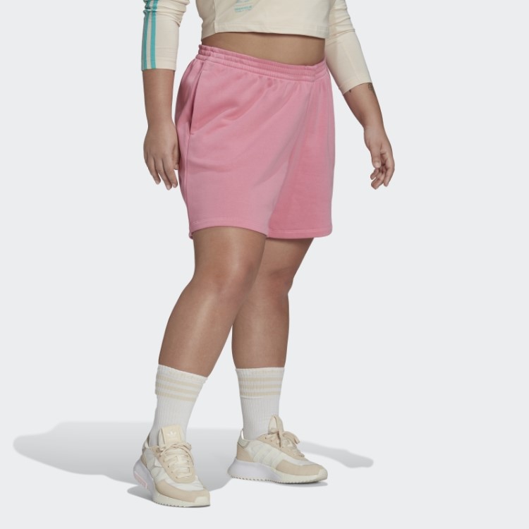 Shorts Rosa Adidas Adicolor Essentials (tamanho Grande)