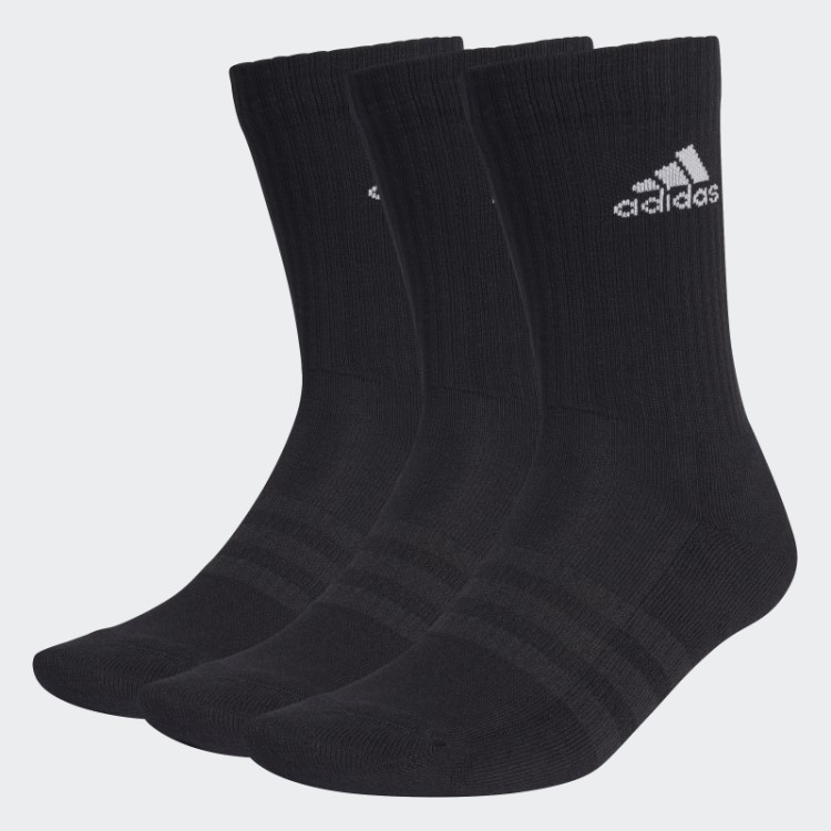 Meias Acolchoadas Pretas Adidas