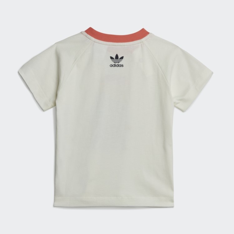Camiseta Branca Adidas Com Estampa Gráfica
