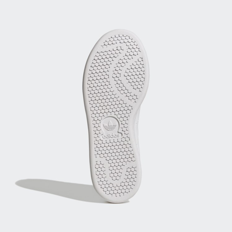 Elegantes Sapatos Adidas Stan Smith Prateados