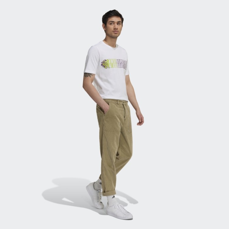 Camiseta Branca Fashion Adidas X Paris Basquete Paris Pour Paris