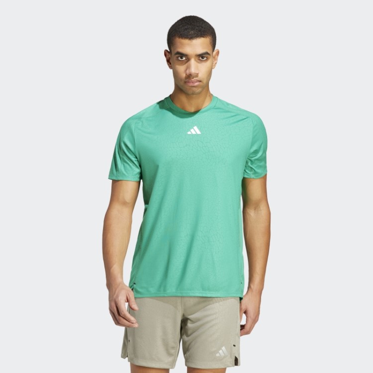 Camiseta Adidas Com Estampa Pu E Verde Para Quadra