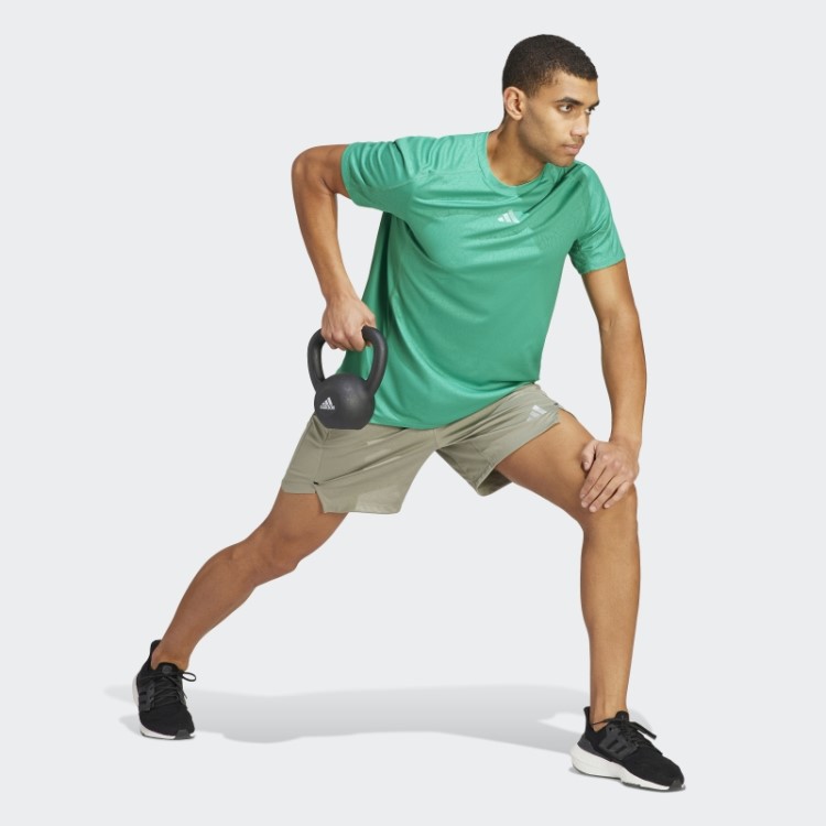 Camiseta Adidas Com Estampa Pu E Verde Para Quadra
