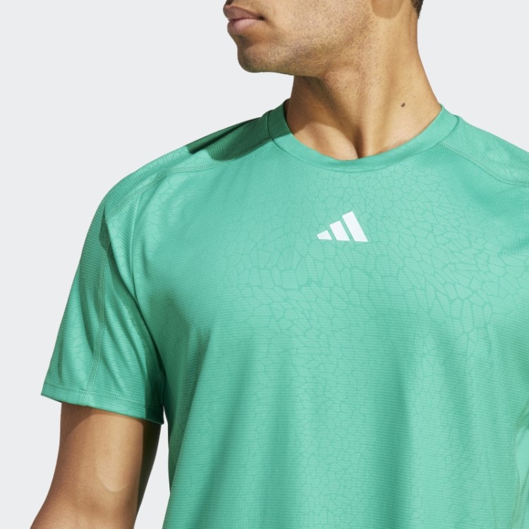 Camiseta Adidas Com Estampa Pu E Verde Para Quadra
