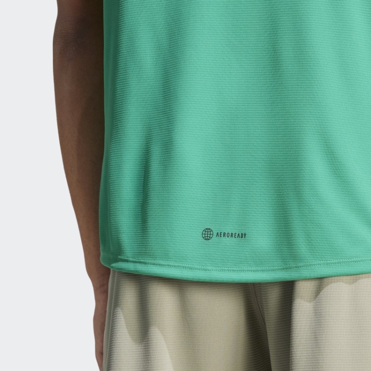 Camiseta Adidas Com Estampa Pu E Verde Para Quadra
