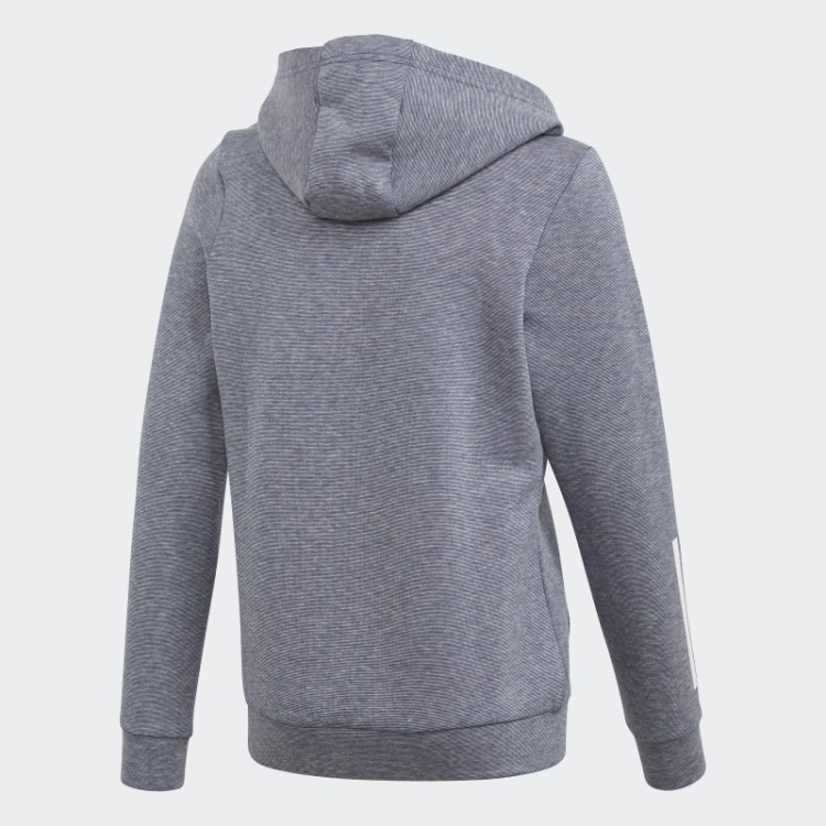 Moletom Com Capuz Tech Indigo Mel Must Haves Adidas