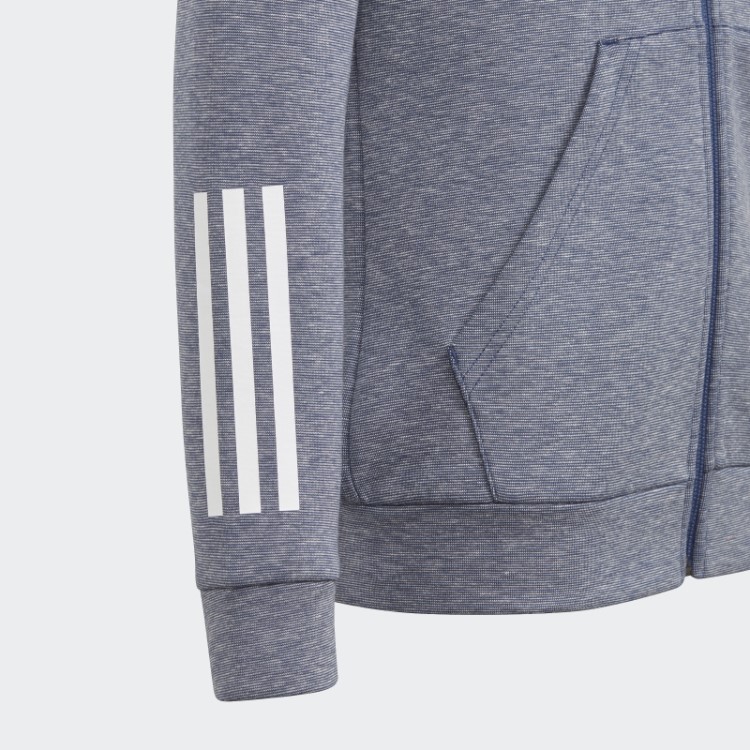 Moletom Com Capuz Tech Indigo Mel Must Haves Adidas
