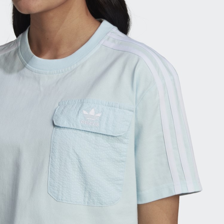 Adidas Adicolor Classics Popeline Camiseta Solta Azul