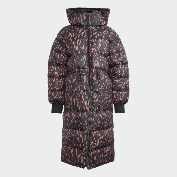 Adidas By Stella Mccartney Jaqueta De Inverno Longa Acolchoada Preto Quente