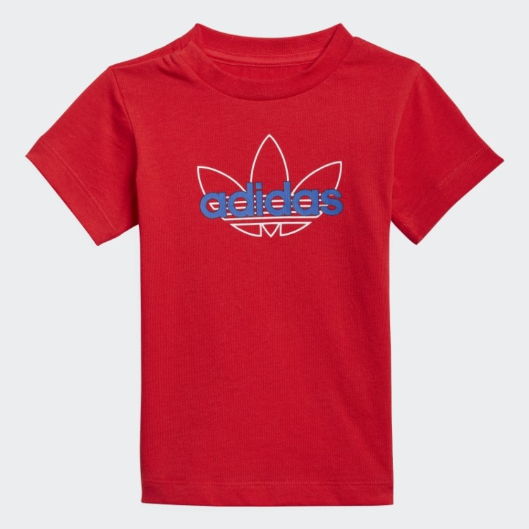 Camiseta Vermelha Adidas Sprt Collection Gráfica Quente