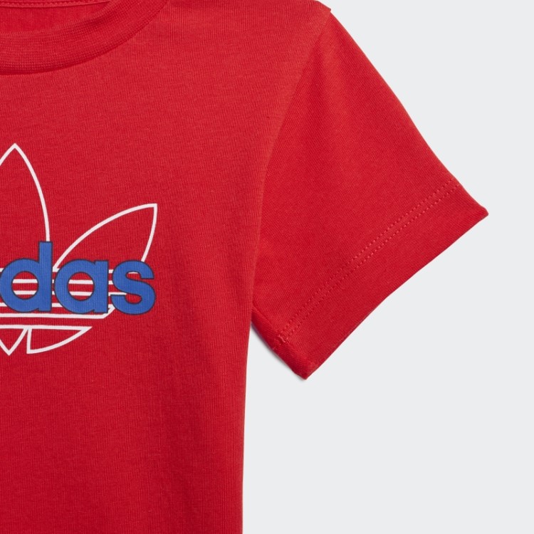 Camiseta Vermelha Adidas Sprt Collection Gráfica Quente