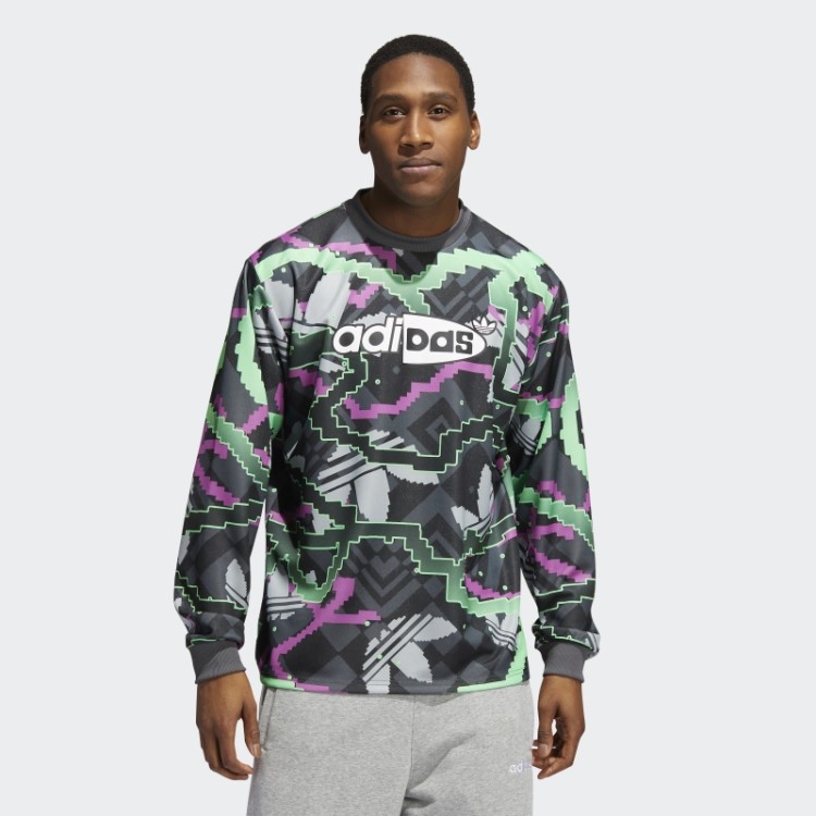 Camisa De Goleiro Adidas Hypersport Cinza