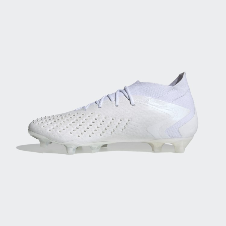 Adidas White Predador Precisão.1 Botas De Chão Firme