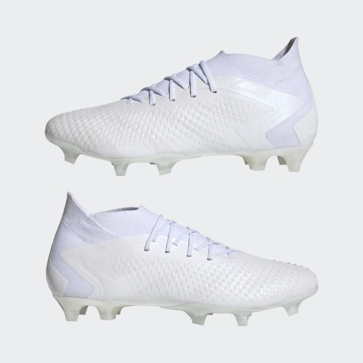 Adidas White Predador Precisão.1 Botas De Chão Firme