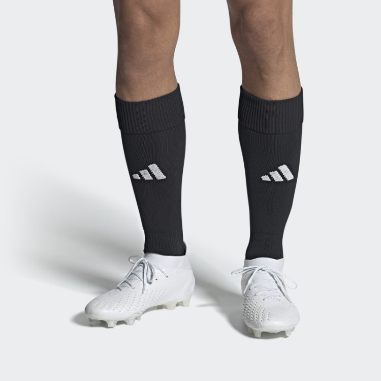 Precisão Do Predador Branco.1 Chuteiras De Futebol De Solo Firme Adidas