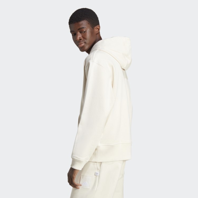 Moletom Com Capuz Lounge Heavy French Terry Não Tingido Adidas