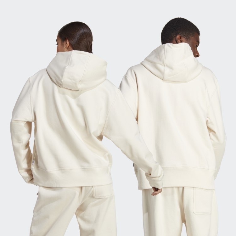Moletom Com Capuz Lounge Heavy French Terry Não Tingido Adidas