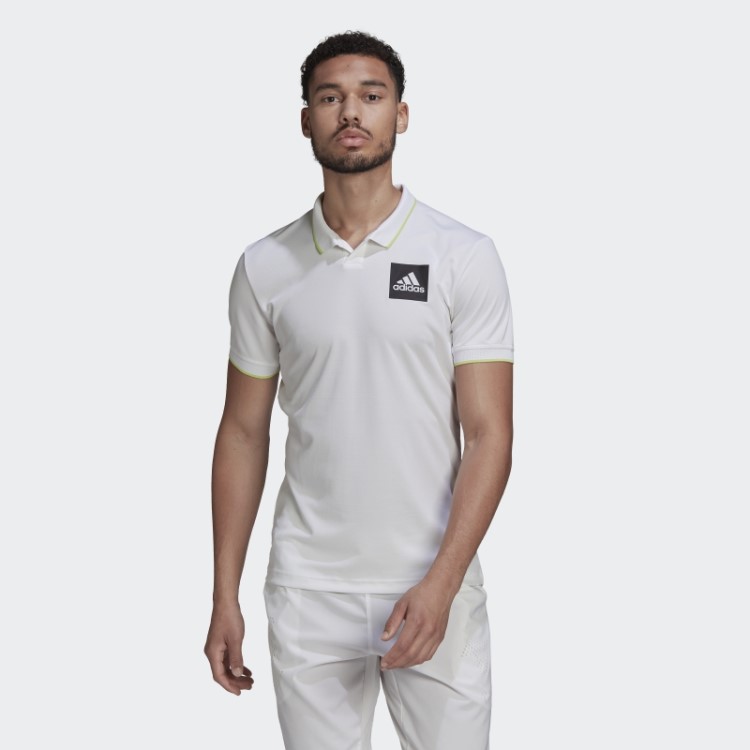 Camisa Polo Branca Adidas Paris Heat.rdy Tênis Freelift
