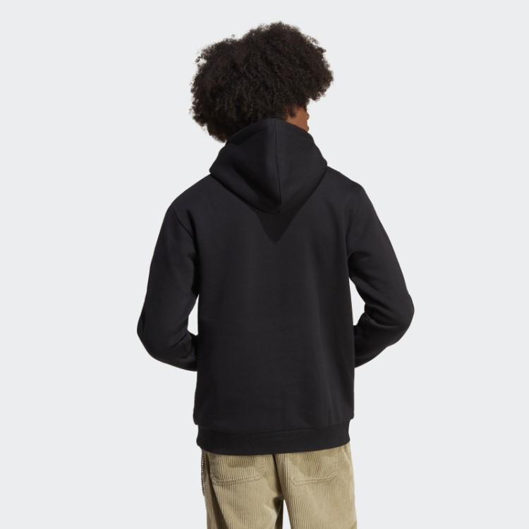 Moletom Preto Adidas Com Enchimento Camuflado