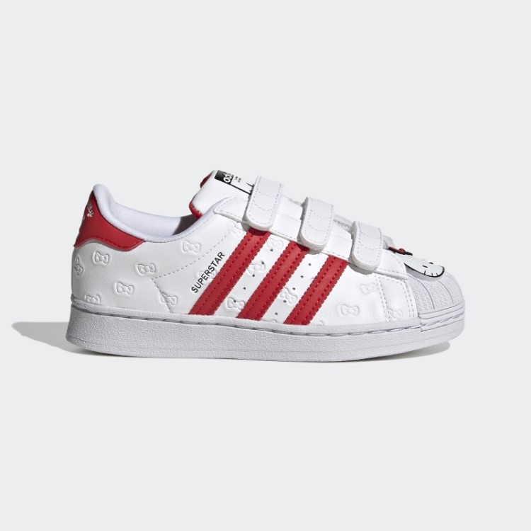 Sapatos Hello Kitty Superstar Adidas Branco